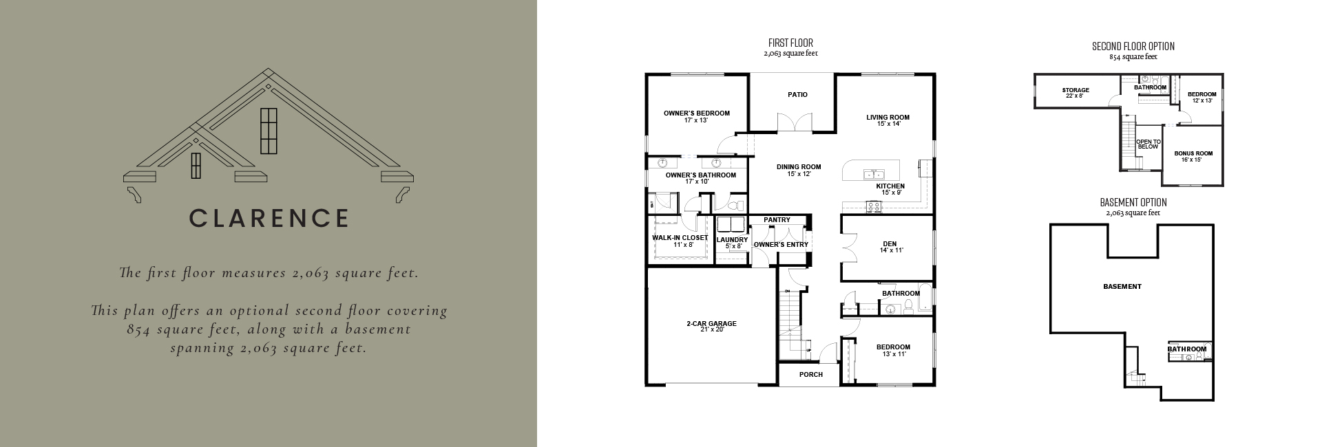 clarence floor plan portfolio